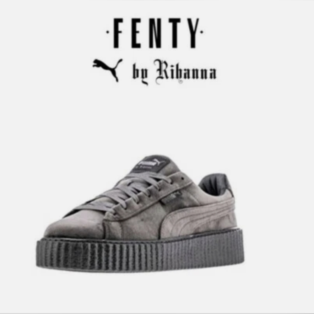 Fenty By Rihanna x PUMA Creeper Sneakers in Glacier Gray
